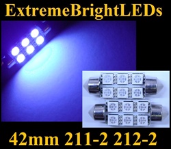 TWO UV Purple 18-SMD 41mm 42mm 1.75