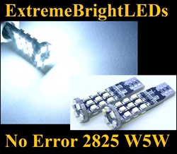 TWO Xenon HID WHITE 24-SMD Canbus Error Free LED Parking Lights