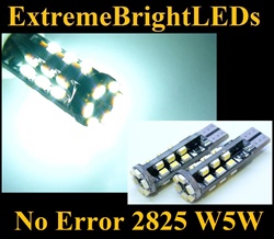 TWO Xenon HID WHITE 30-SMD Canbus Error Free LED Parking Lights