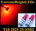 RED 25-SMD SMD LED Parking Backup 360 degree High Power bulbs